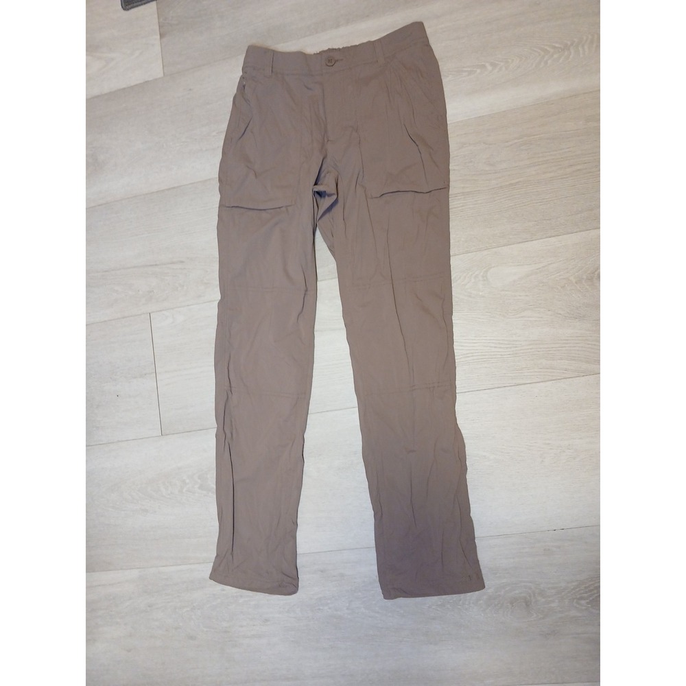 REI CO-OP Beige Brown Nylon Stretch Hike Travel Packable Chino Pants Size 2 - Picture 9 of 12